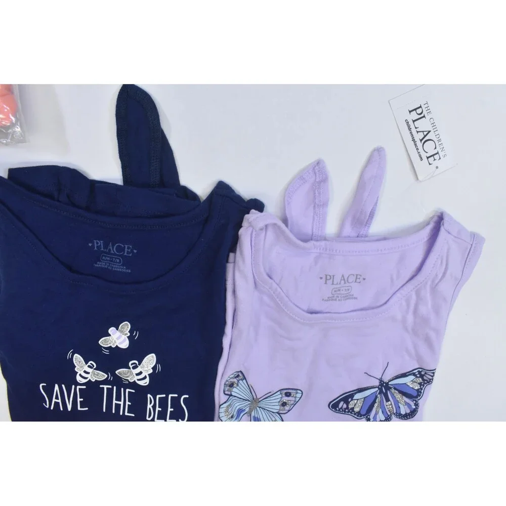The Childrens Place Bulk Lot Of 10 Girls Size Medium 7/8 Mix Season Tops Bottoms
